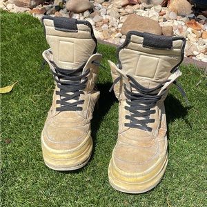 Rick Owens dunks tanned leather ss2008